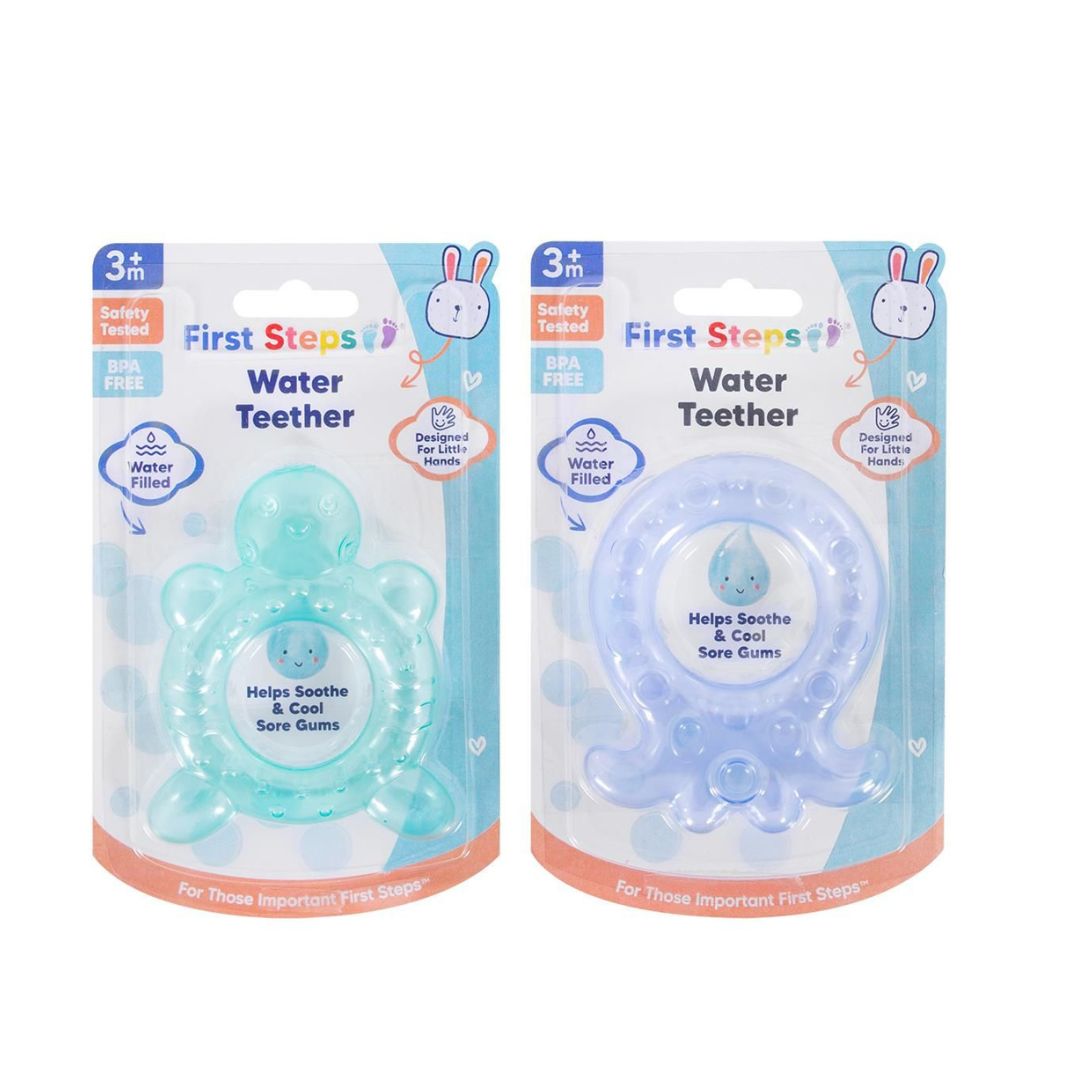 First Steps Water Filled Teether - 2 Assorted Designs